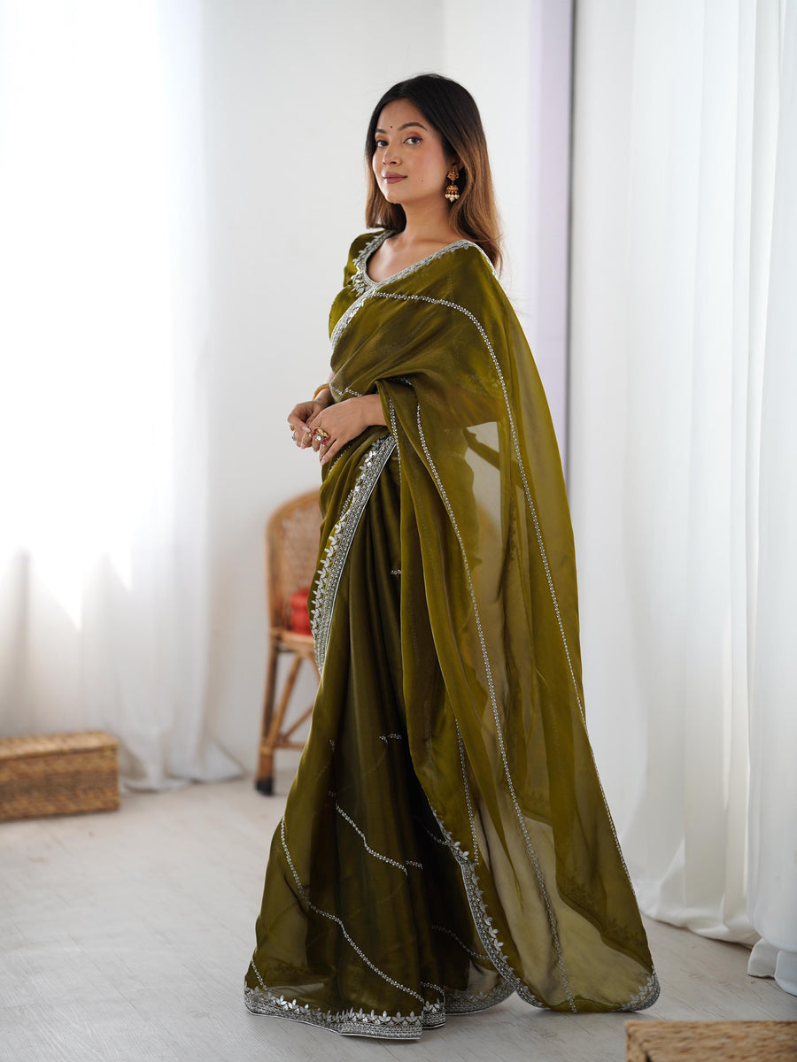 Lightweight Designer Saree with Elegant Border Finish.