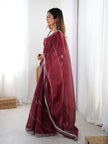 Lightweight Designer Saree with Elegant Border Finish.