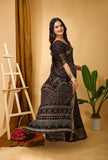 Premium Silk Saree with Floral Pallu Design.