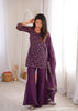 Stylish Party Wear Kurta Palazzo Set with Chiffon Dupatta.
