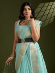 Woven Silk Saree with Rich Zari Border.