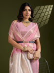Woven Silk Saree with Rich Zari Border.