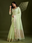 Woven Silk Saree with Rich Zari Border.
