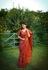 Classic Designer Saree with Delicate Thread Embroidery.