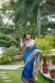 Stylish Saree with Traditional Woven Pallu Design.
