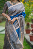 Stylish Saree with Traditional Woven Pallu Design.