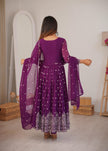 Designer Embroidered Anarkali Gown with Dupatta.