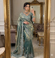 Royal Tissue Silk Saree With Heavy Embroidery.