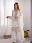 Designer Festive Wear Suit Set with Heavy Embroidery.