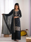 Designer Festive Wear Suit Set with Heavy Embroidery.