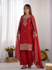 Designer Festive Wear Suit Set with Heavy Embroidery.