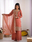 Designer Festive Wear Suit Set with Heavy Embroidery.