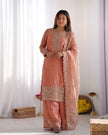 Designer Festive Wear Suit Set with Heavy Embroidery.