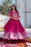 Premium Traditional Flared Lehenga Choli With Beautiful Embroidery Work For Party Wear Look.
