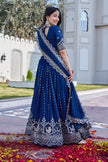 Premium Traditional Flared Lehenga Choli With Beautiful Embroidery Work For Party Wear Look.