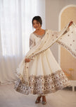 Premium Quality Ethnic Anarkali Suit With Elegant Dupatta For Wedding & Festive Fashion .