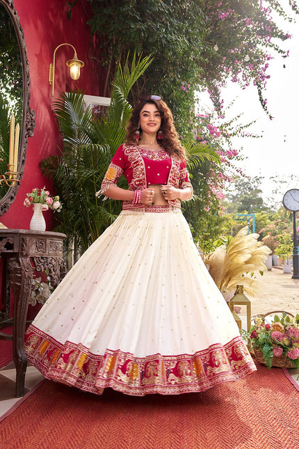 Elegant Heavy Embroidered Designer Lehenga Choli.