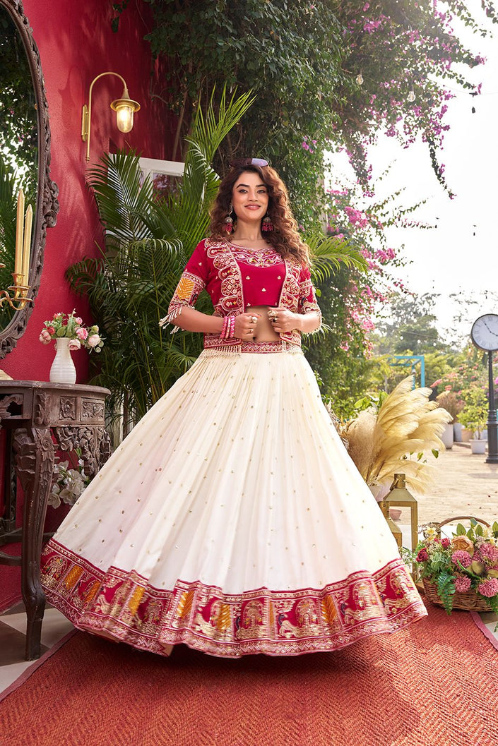 Elegant Heavy Embroidered Designer Lehenga Choli.