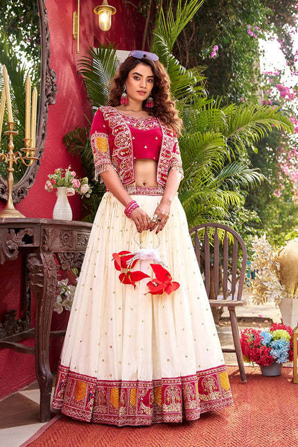 Elegant Heavy Embroidered Designer Lehenga Choli.