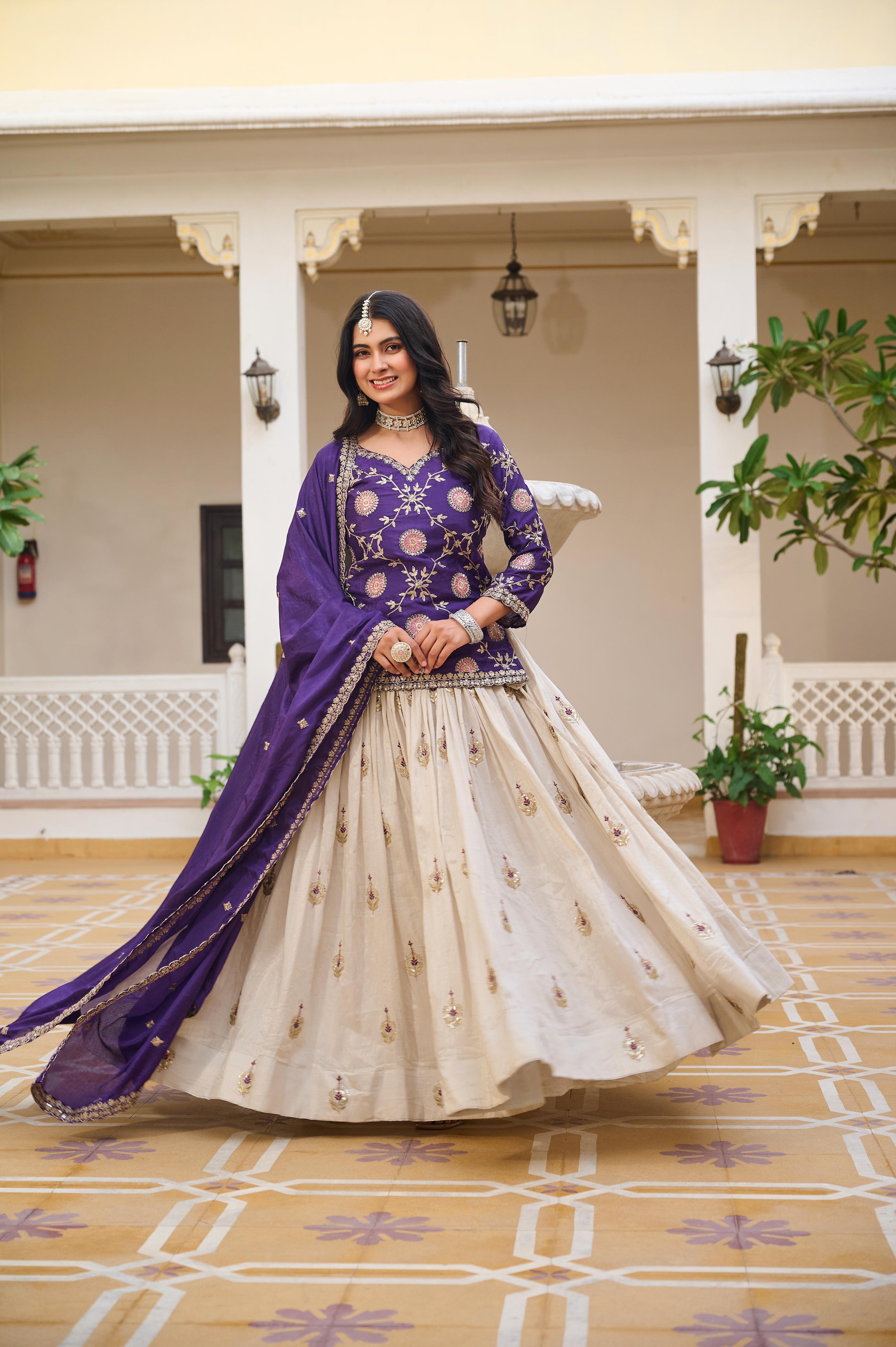 Elegant Embroidered Lehenga Choli Collection for Festive Glam.