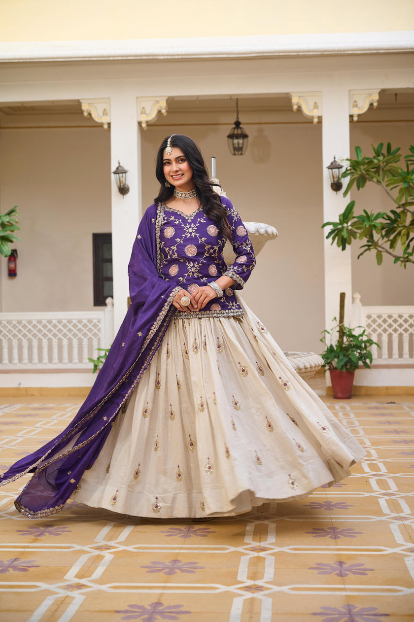 Elegant Embroidered Lehenga Choli Collection for Festive Glam.