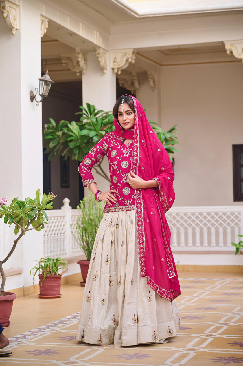 Elegant Embroidered Lehenga Choli Collection for Festive Glam.