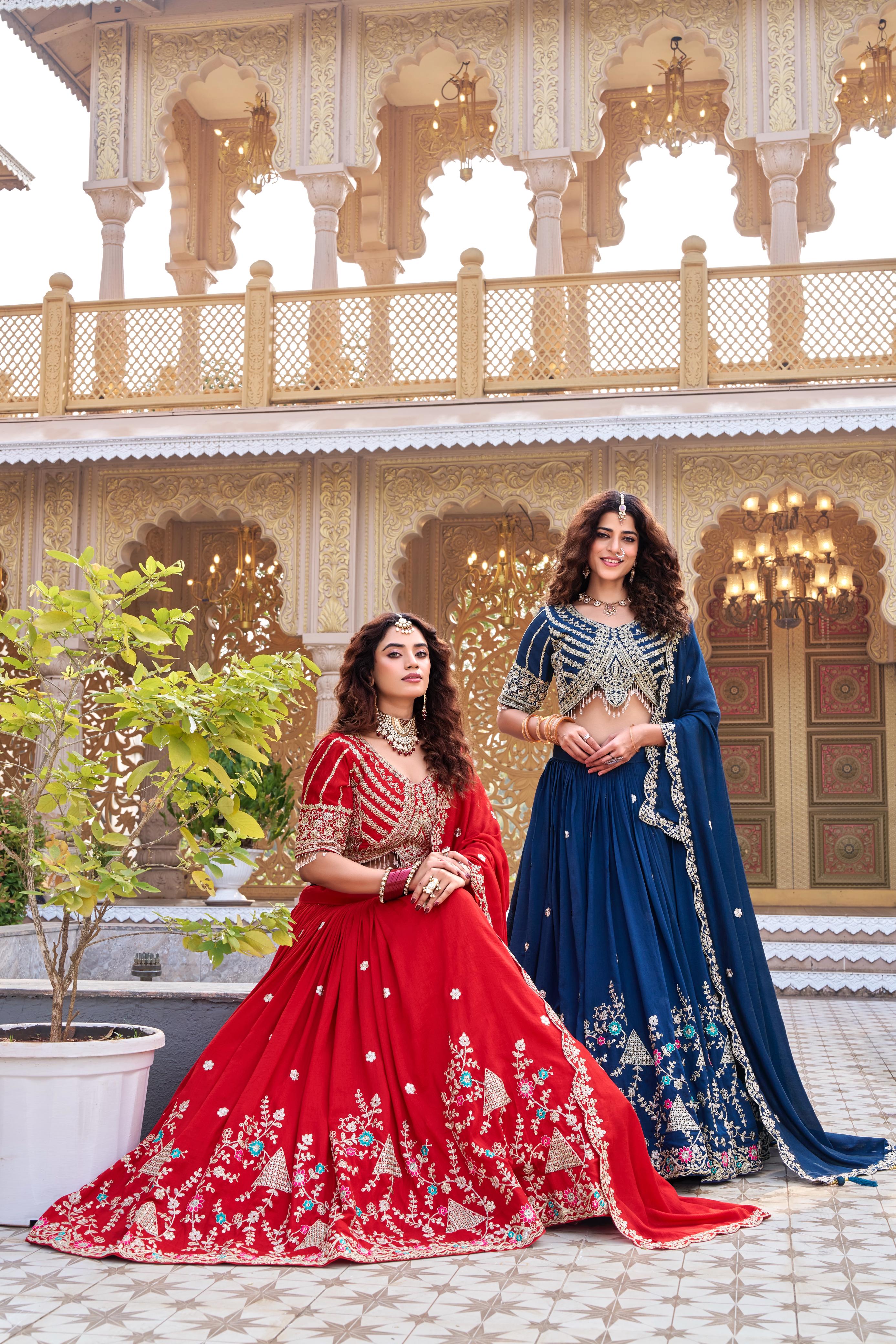 Royal Designer Lehenga Choli Collection with Heavy Embroidery.