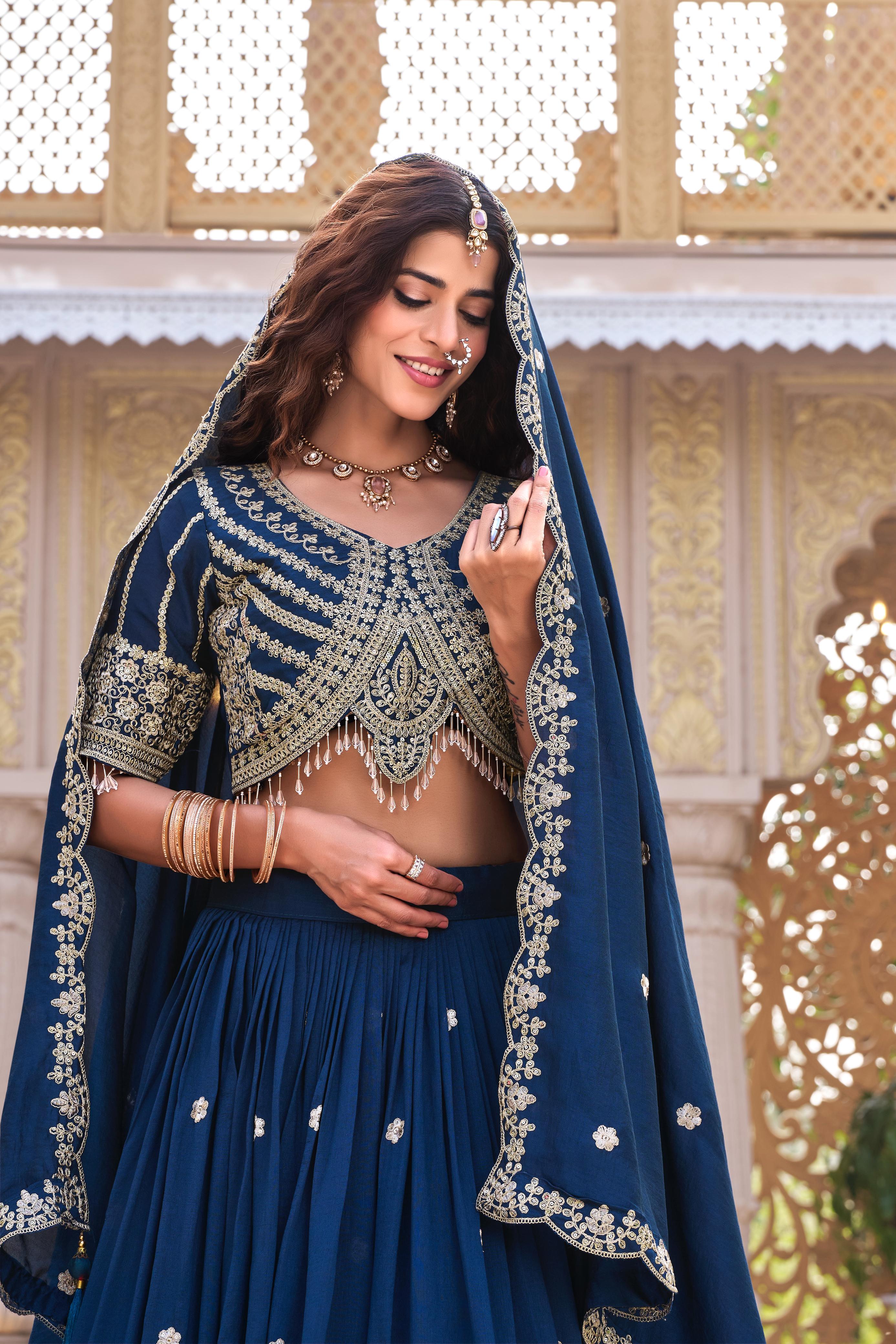 Royal Designer Lehenga Choli Collection with Heavy Embroidery.