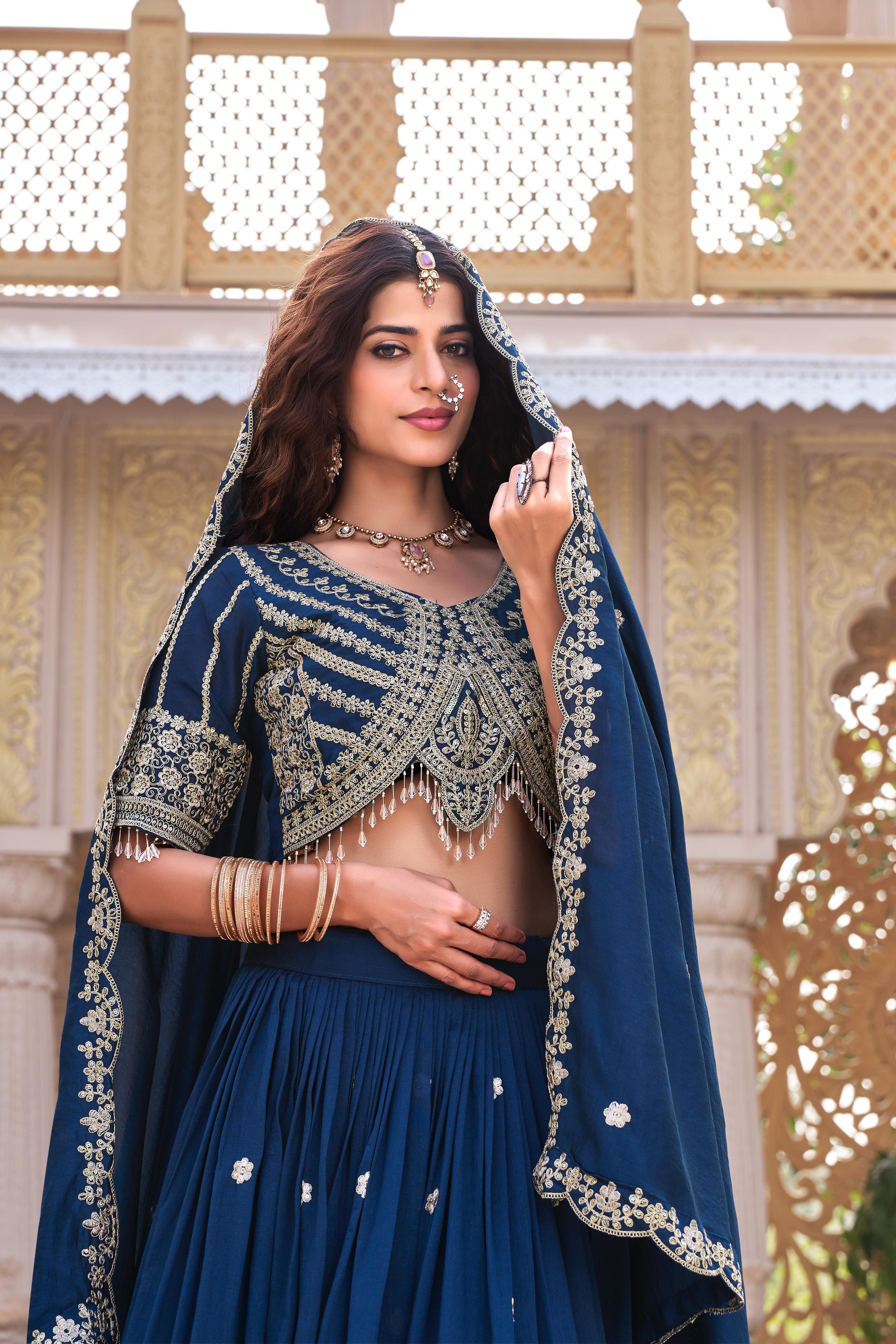Royal Designer Lehenga Choli Collection with Heavy Embroidery.
