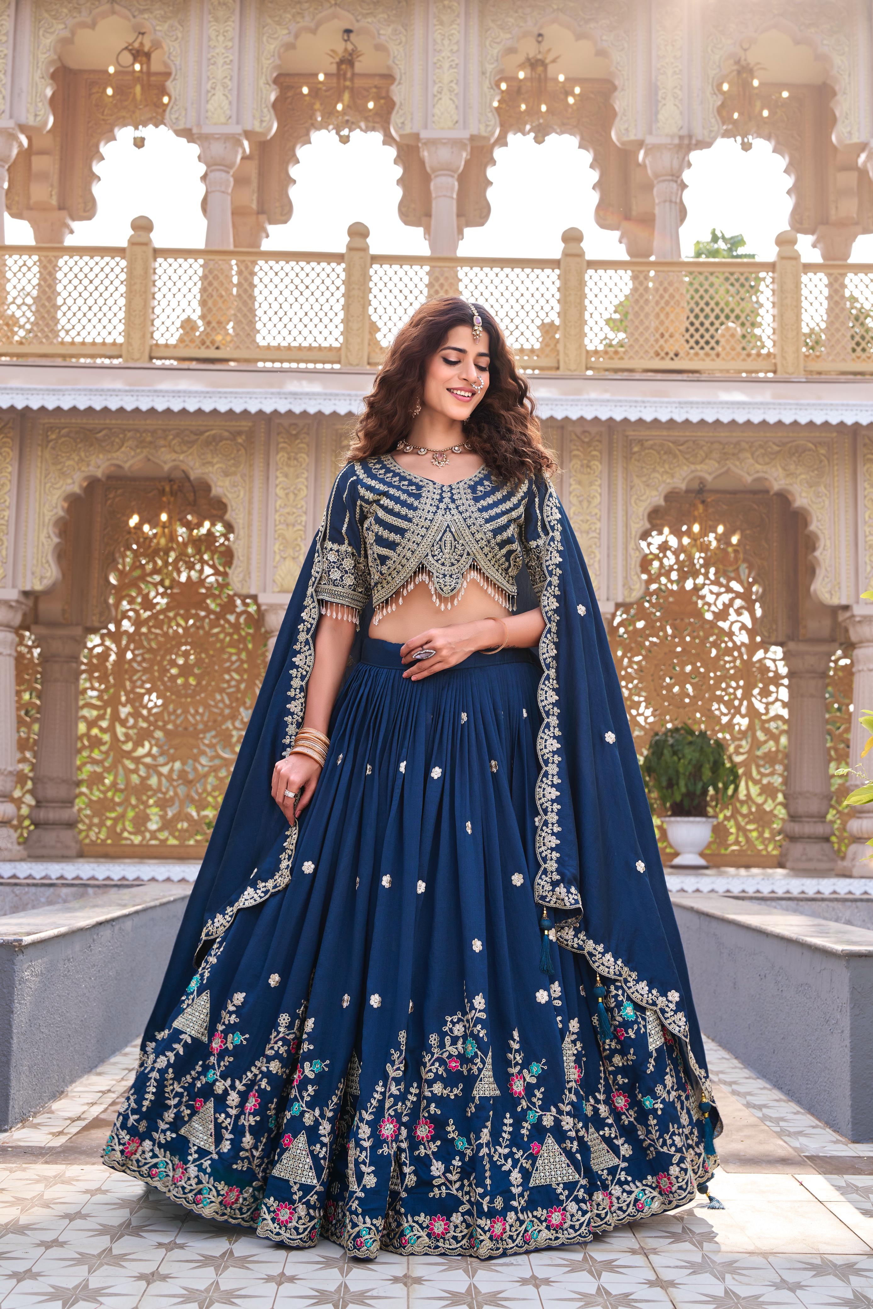 Royal Designer Lehenga Choli Collection with Heavy Embroidery.