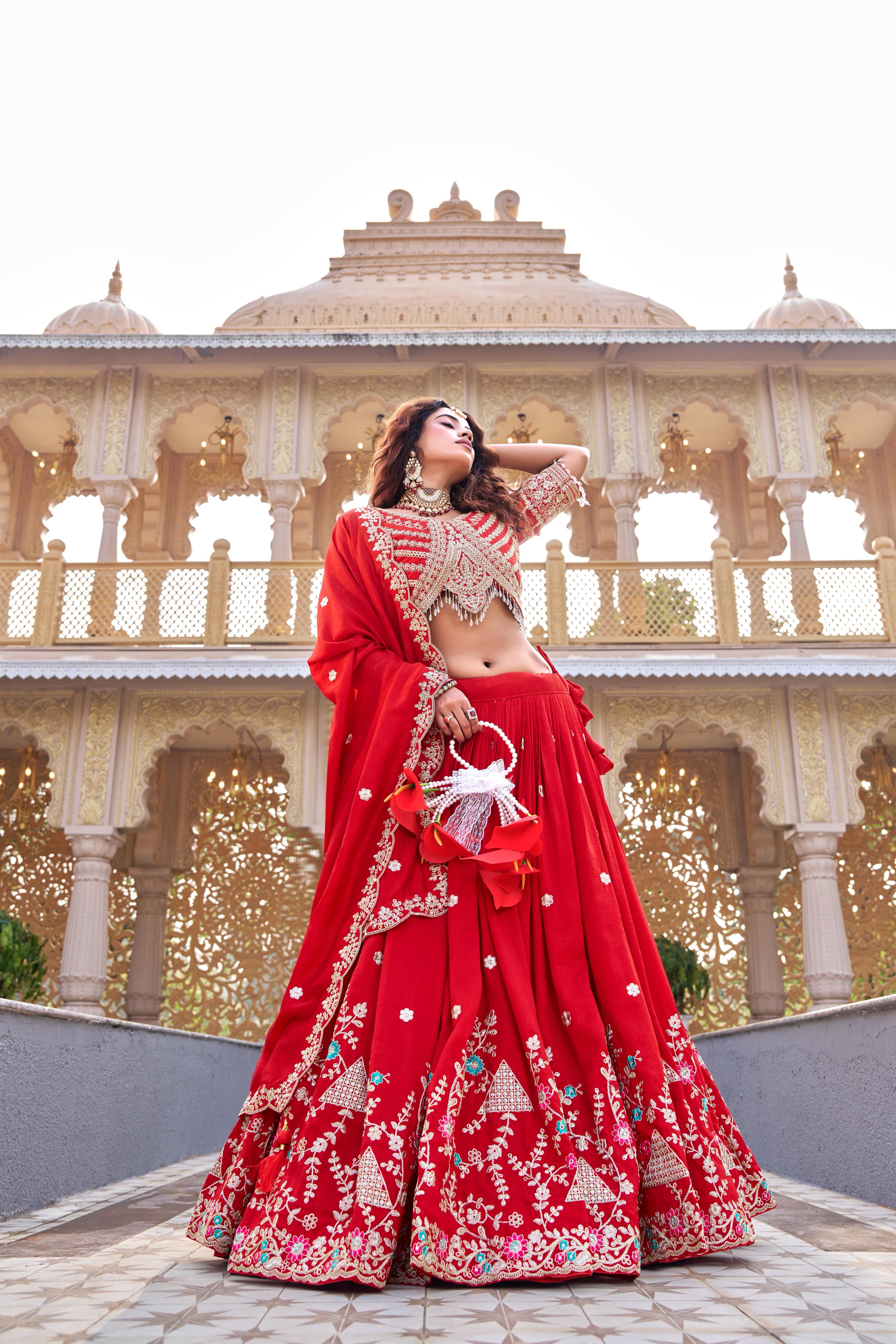 Royal Designer Lehenga Choli Collection with Heavy Embroidery.