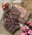 Luxury Embroidered Chiffon Saree with Designer Borde
