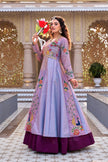 Pastel Peacock Embroidered Designer Kurti Collection.