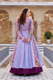 Pastel Peacock Embroidered Designer Kurti Collection.