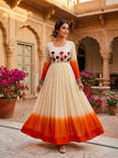 Women's Designer Embroidered Anarkali Gown.