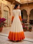 Women's Designer Embroidered Anarkali Gown.