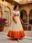 Women's Designer Embroidered Anarkali Gown.