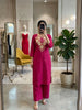 Premium Floral Embroidery Kurta Palazzo Set for Women.