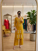 Premium Straight Kurta Palazzo Set with Geometric Pattern.
