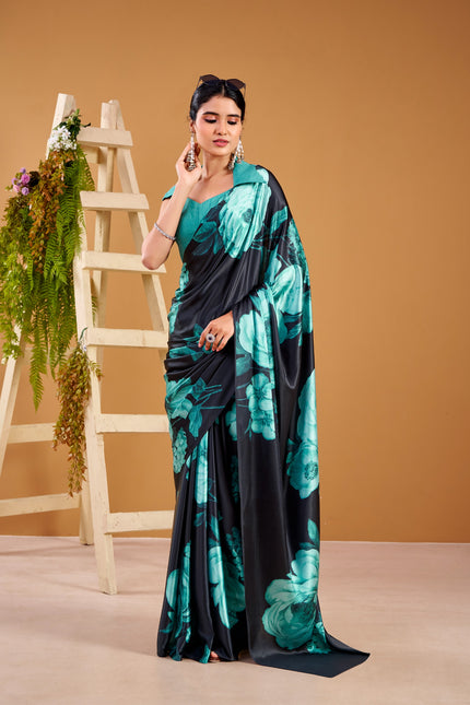 Elegant Floral Print Designer Saree Collection for Women.