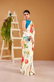 Elegant Floral Print Designer Saree Collection for Women.