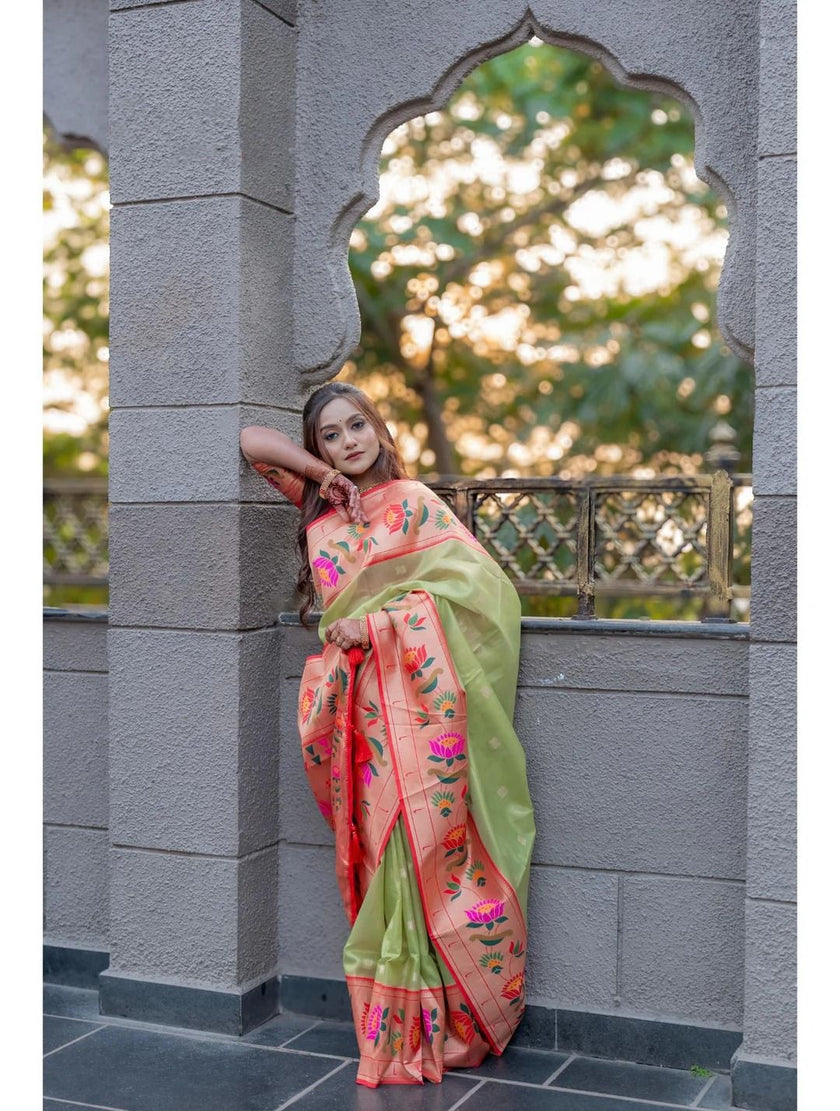 Elegant Paithani Inspired Designer Saree Collection for Women.