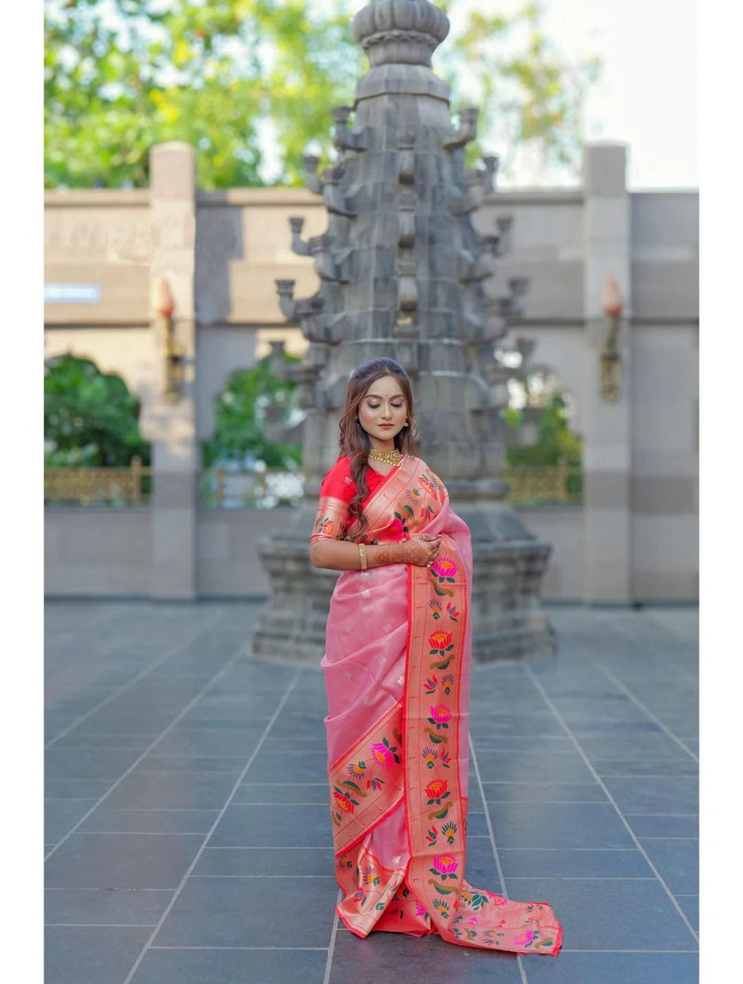 Elegant Paithani Inspired Designer Saree Collection for Women.