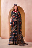 Women's Printed P.V Chanderi Saree with Designer Border