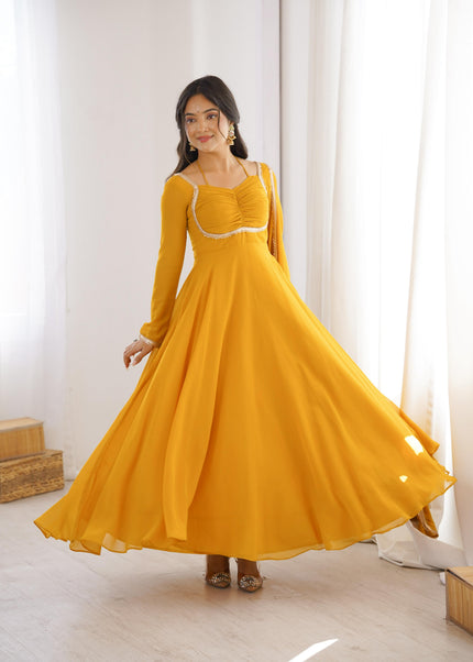 Designer Anarkali Dress for Women with Flowing Silhouette.