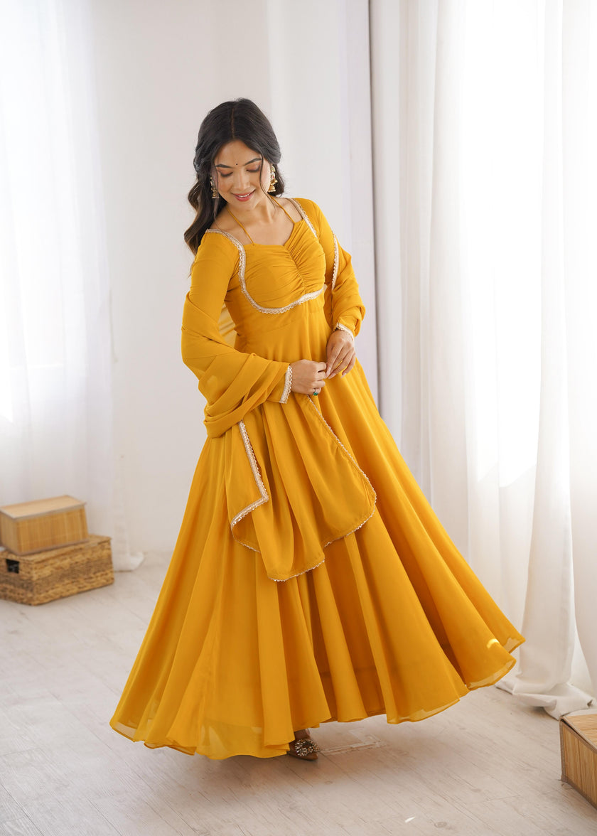 Designer Anarkali Dress for Women with Flowing Silhouette.