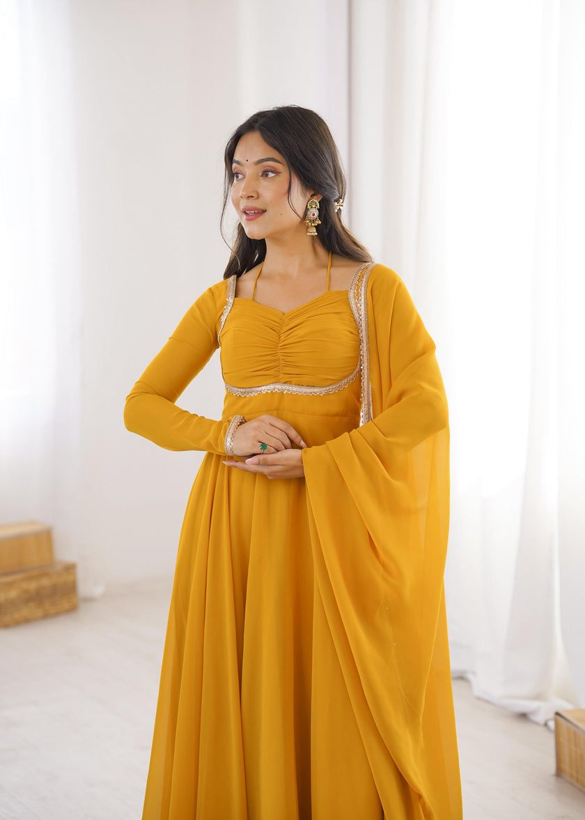 Designer Anarkali Dress for Women with Flowing Silhouette.