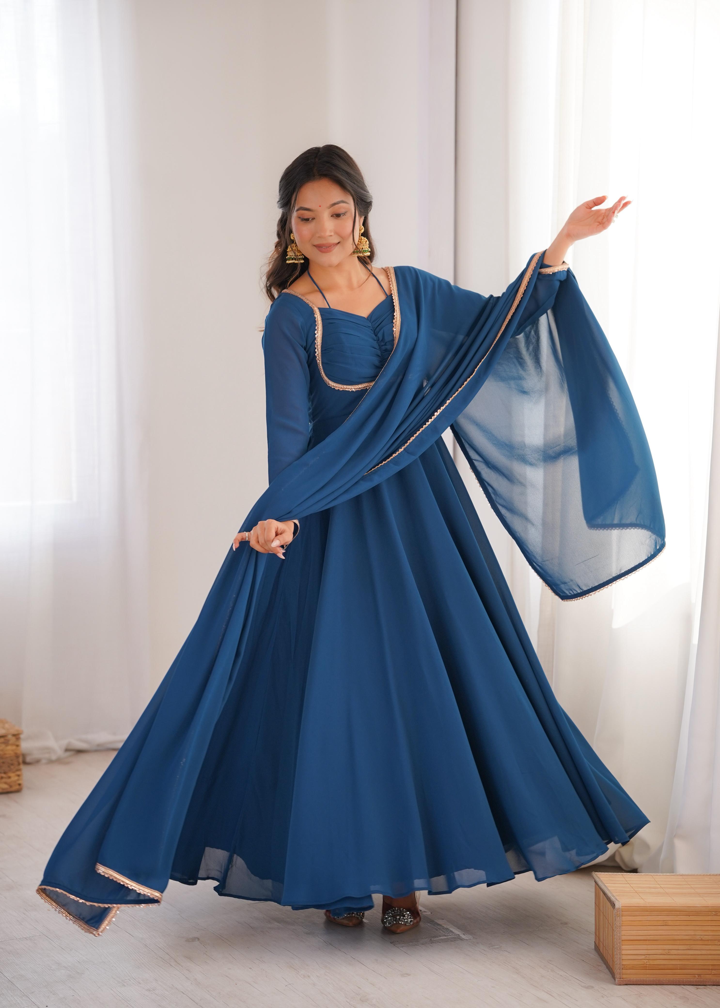 Designer Anarkali Dress for Women with Flowing Silhouette.