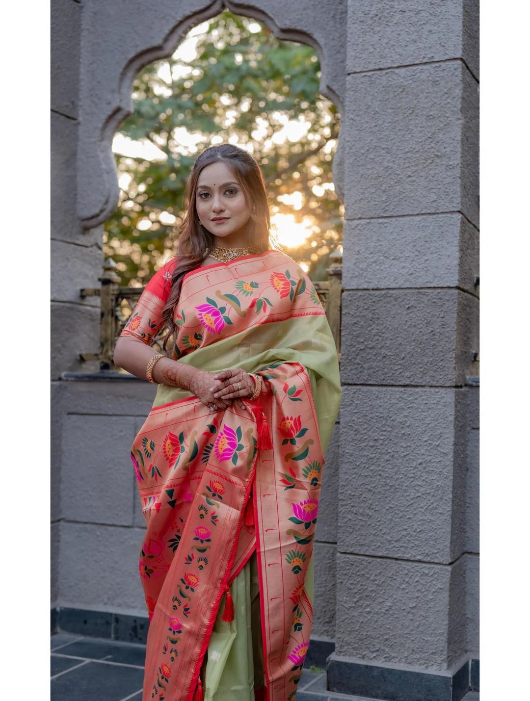 Elegant Paithani Inspired Designer Saree Collection for Women.
