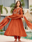 Designer Festive Wear Anarkali Kurta Set For Women.